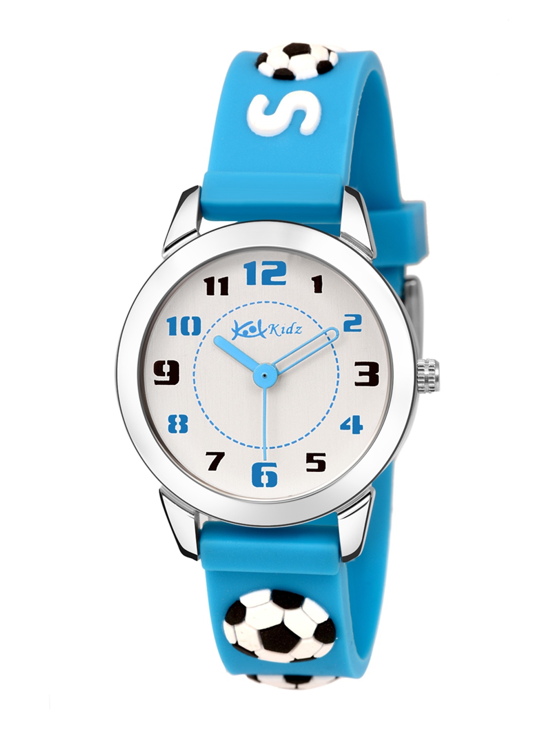 

Kool Kidz Unisex Kids Multicoloured Brass Dial & Blue Straps Analogue Watch KOOL KIDZ KK 304 BL