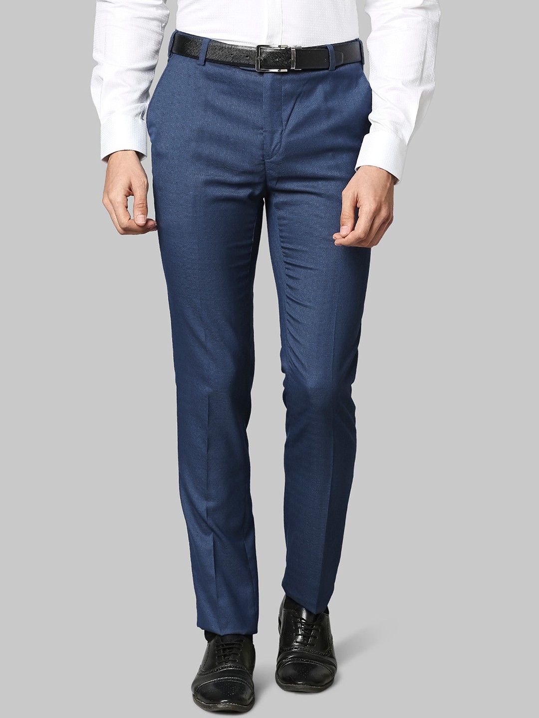 

Raymond Men Blue Slim Fit Trousers