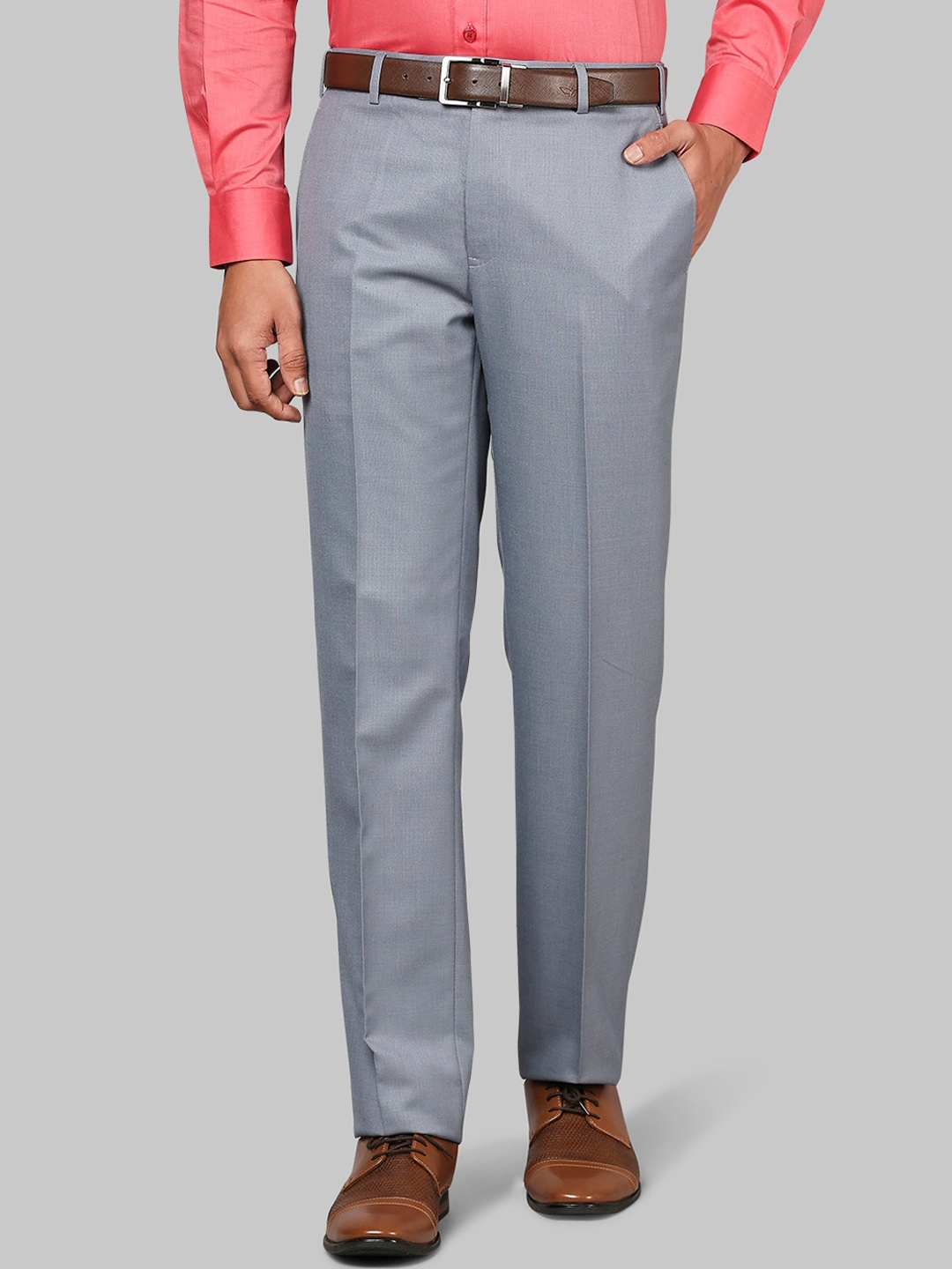 

Raymond Men Grey Trousers