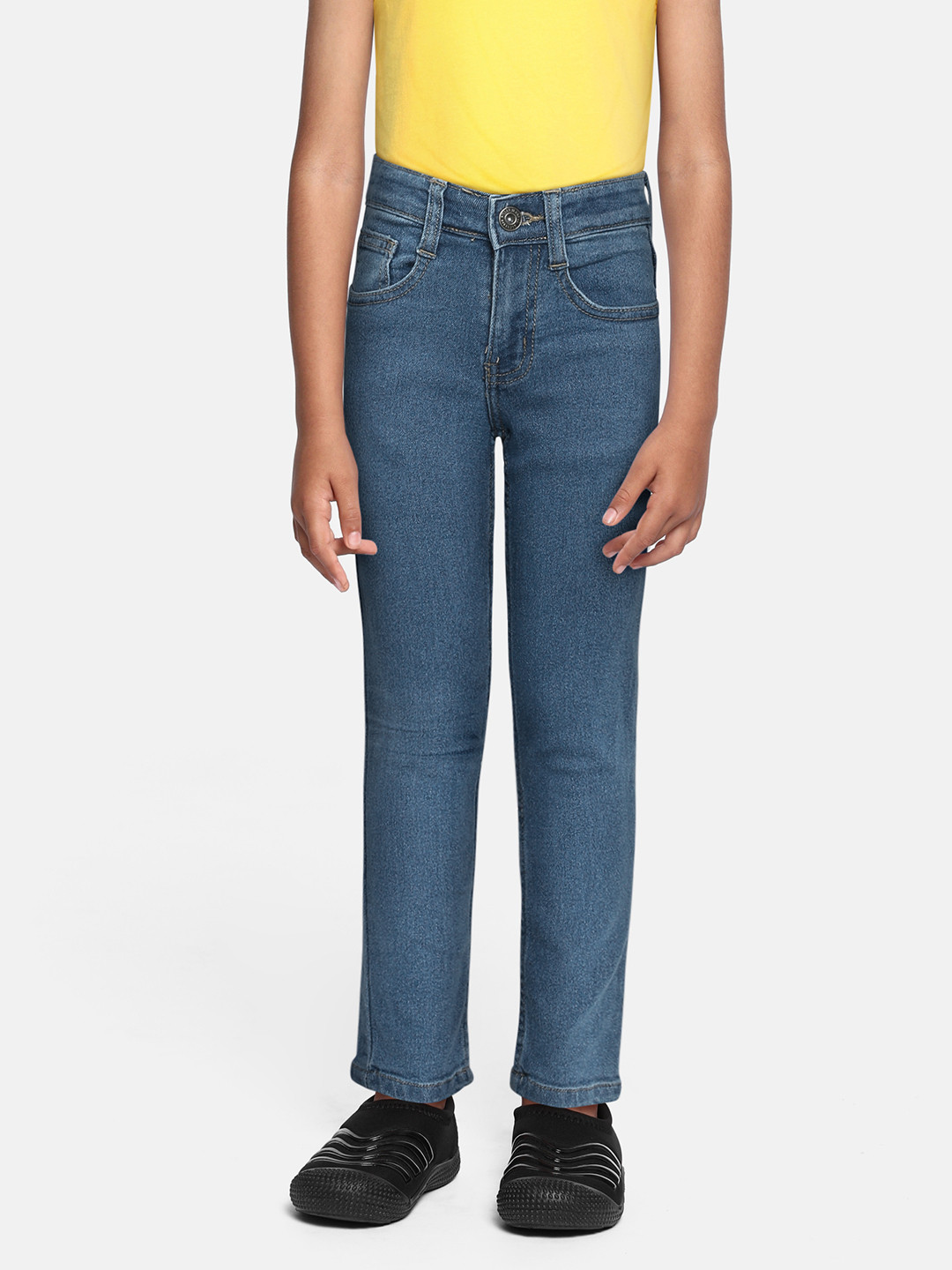 

Killer Boys Blue Regular Fit Clean Look Stretchable Jeans