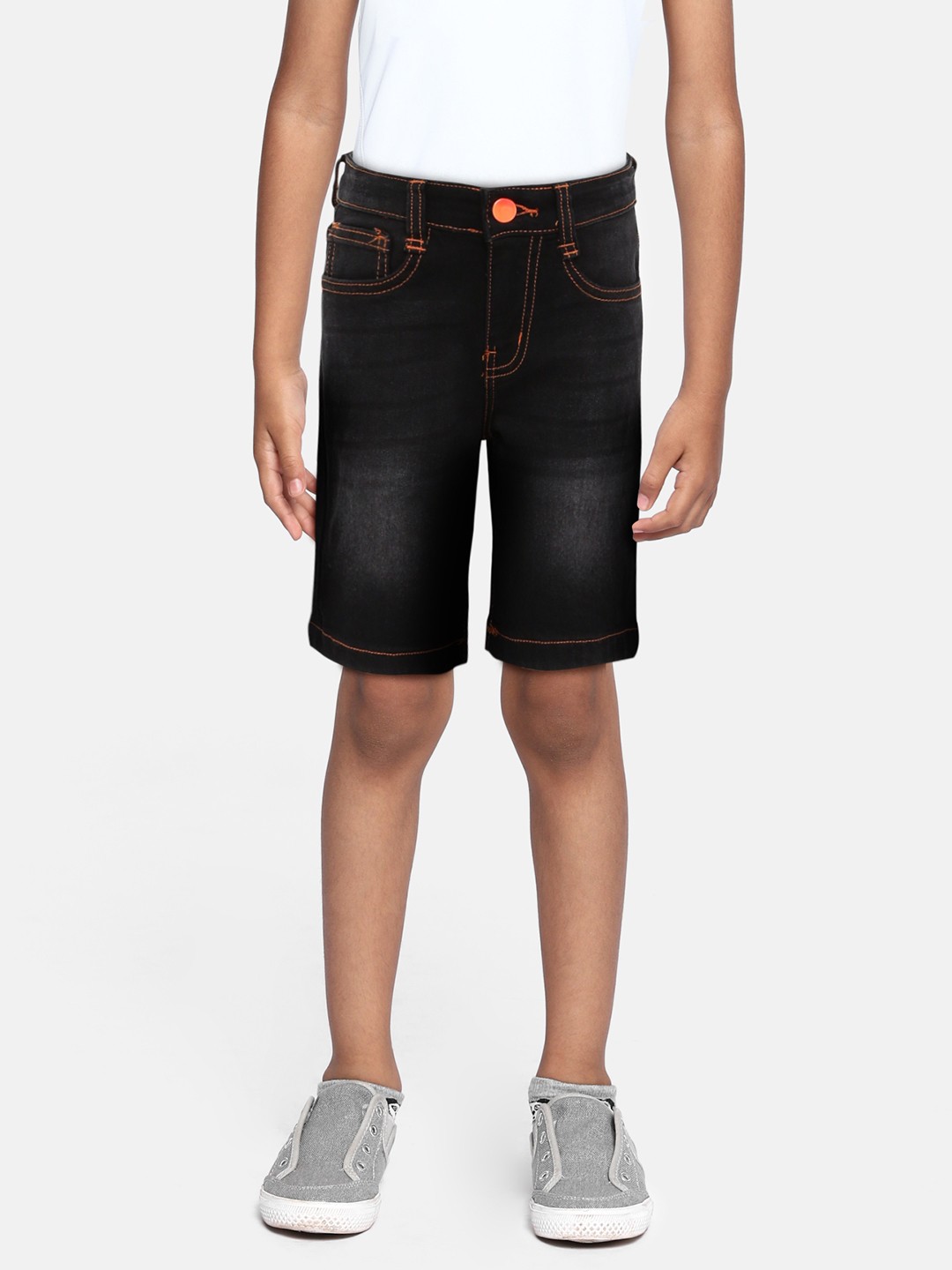 

Killer Boys Black Regular Fit Denim Shorts