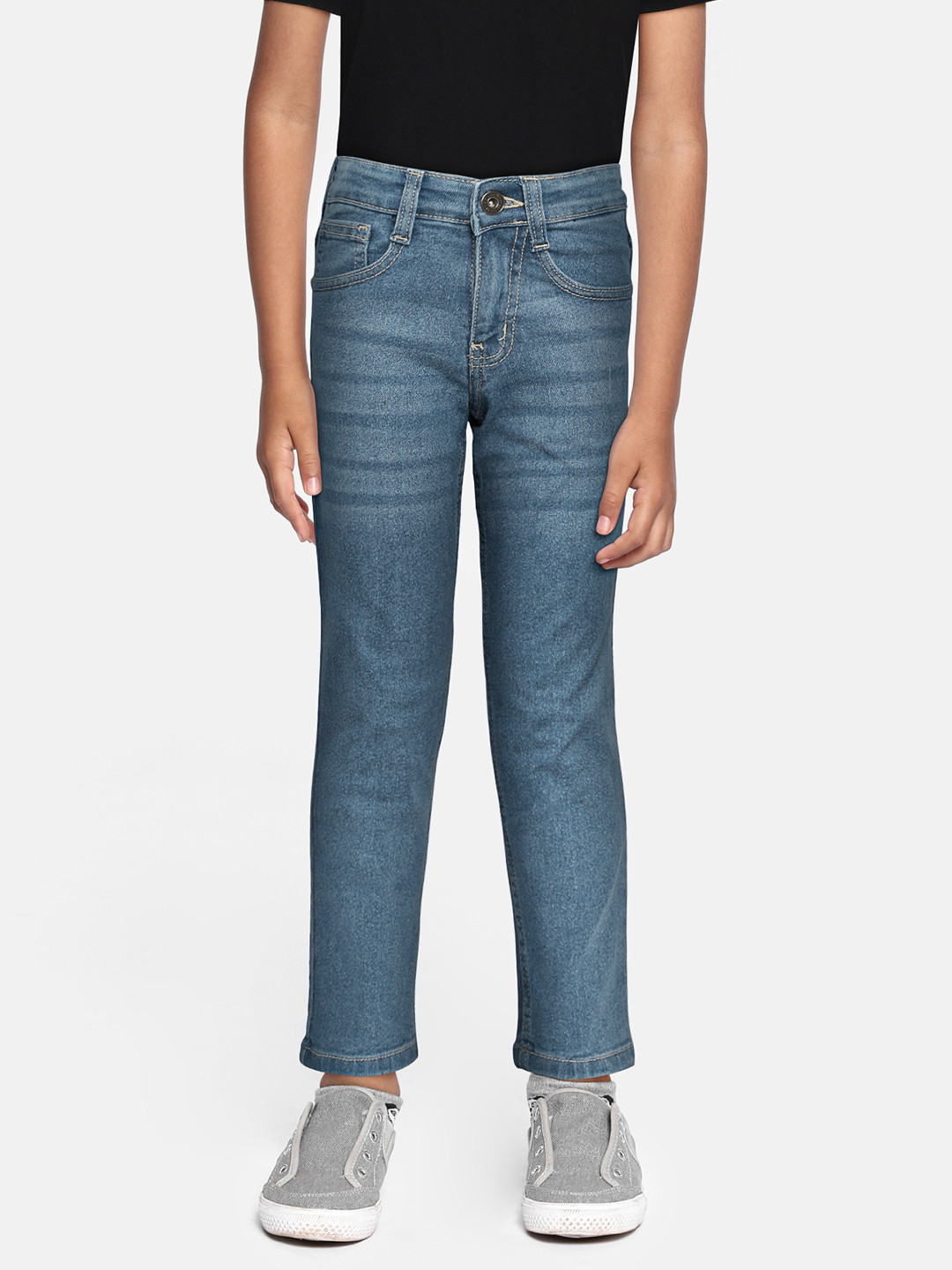 

Killer Boys Blue Slim Fit Clean Look Stretchable Jeans