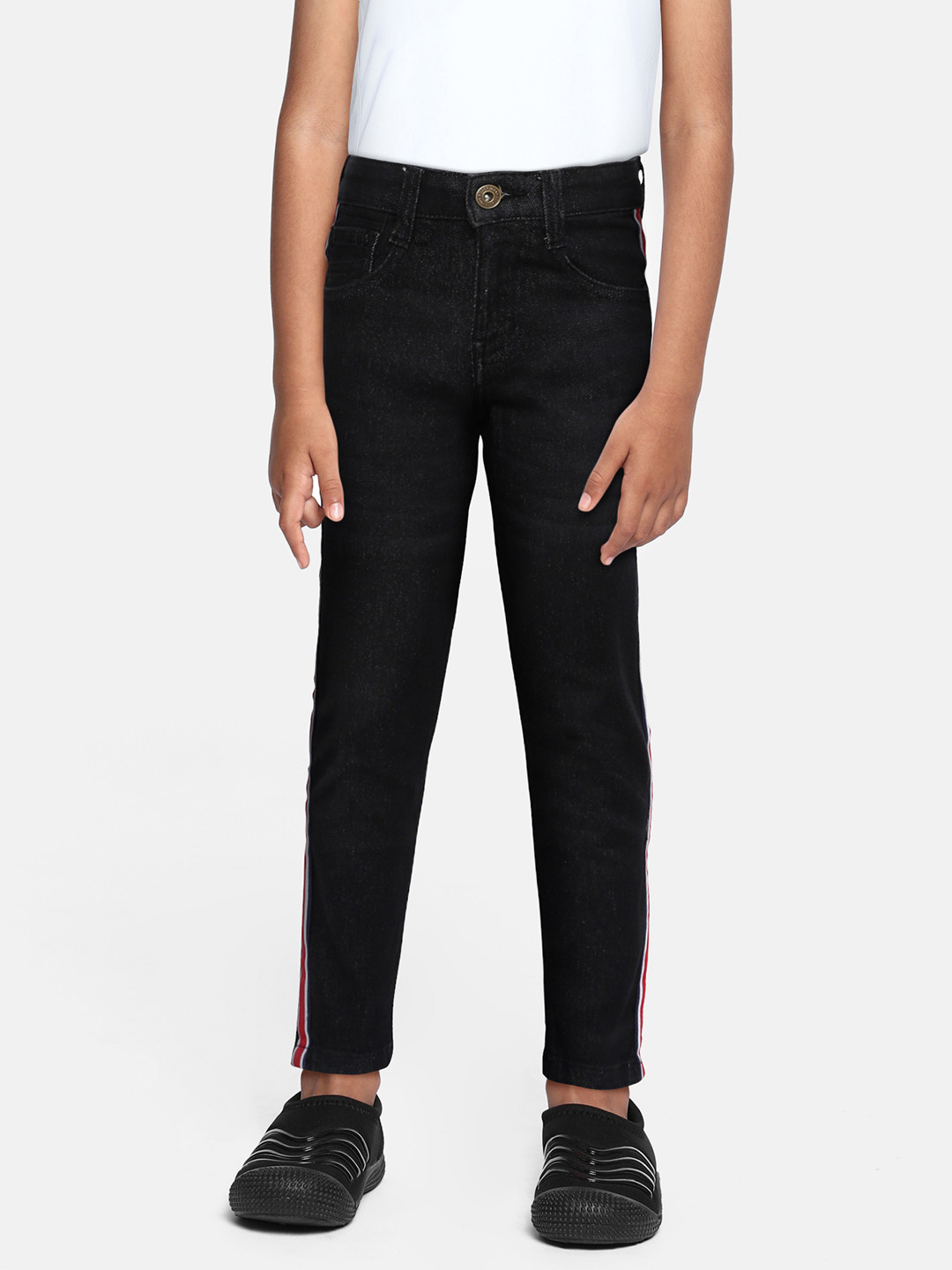 

Killer Boys Black Regular Fit Clean Look Stretchable Jeans