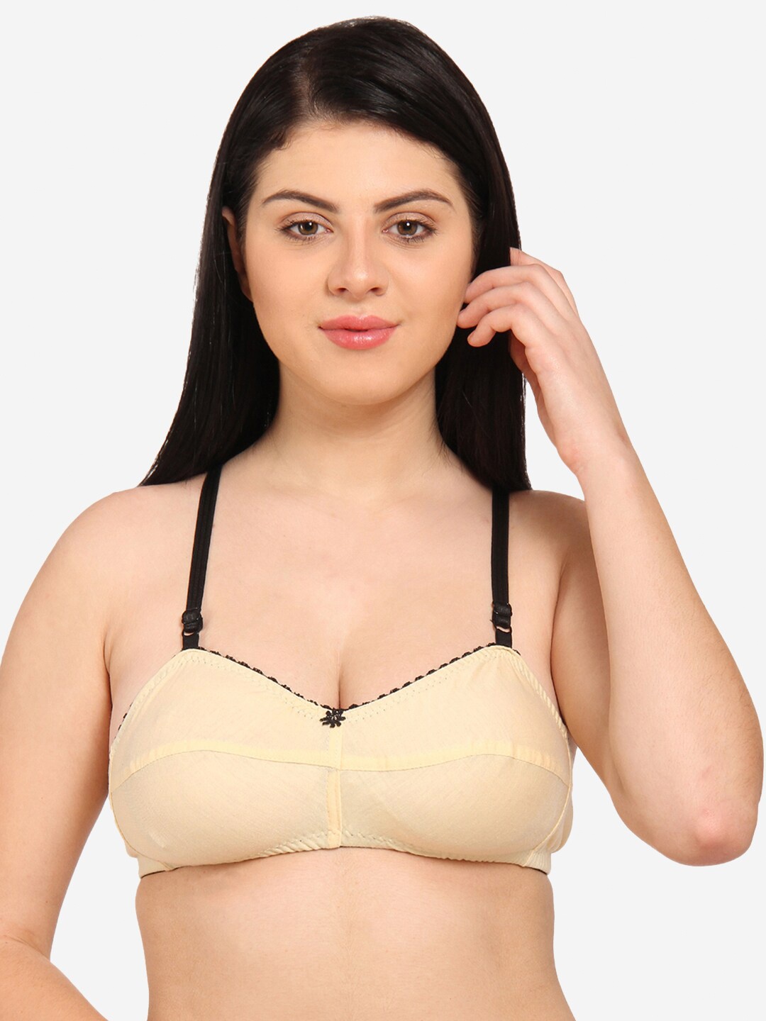 

Innocence Beige & Black Everyday Bra
