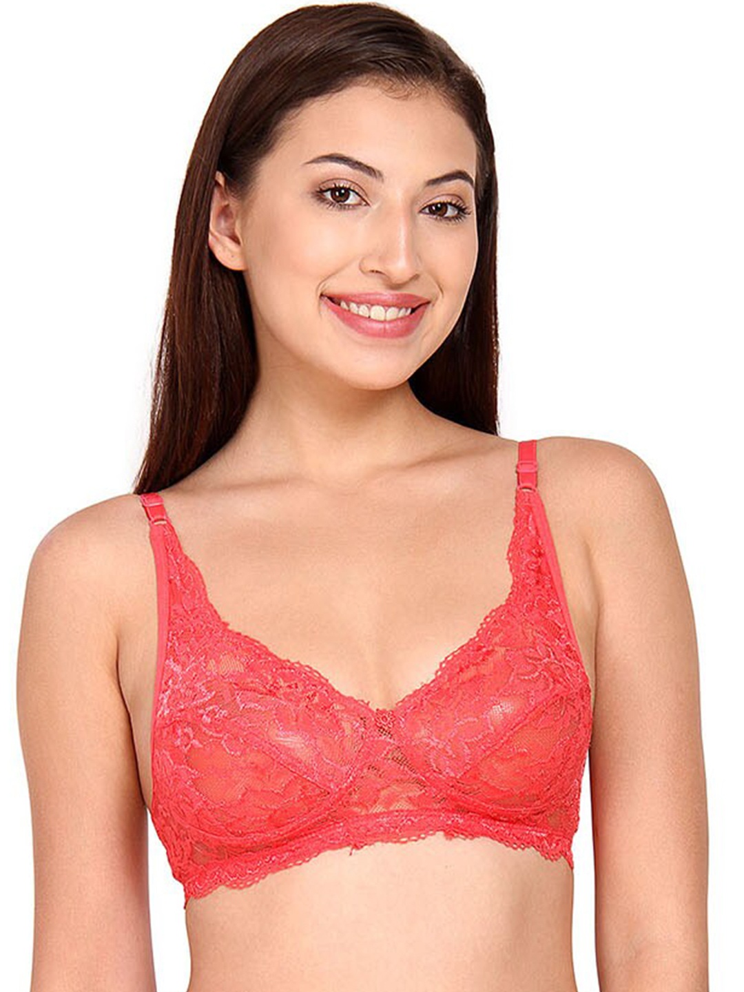 

Innocence Coral Non Padded Non Wired Bra