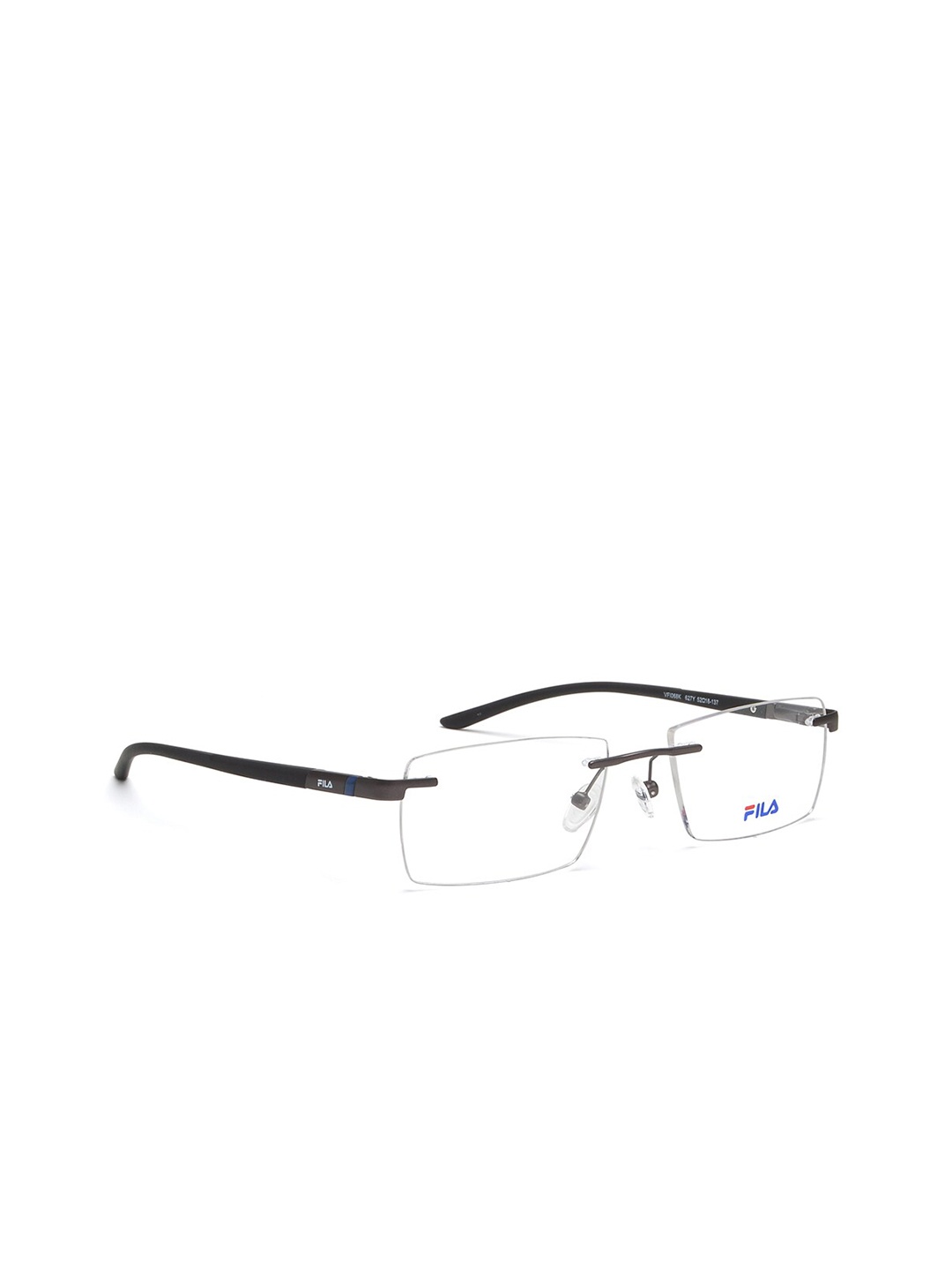 FILA Men Black Rimless Square Frames