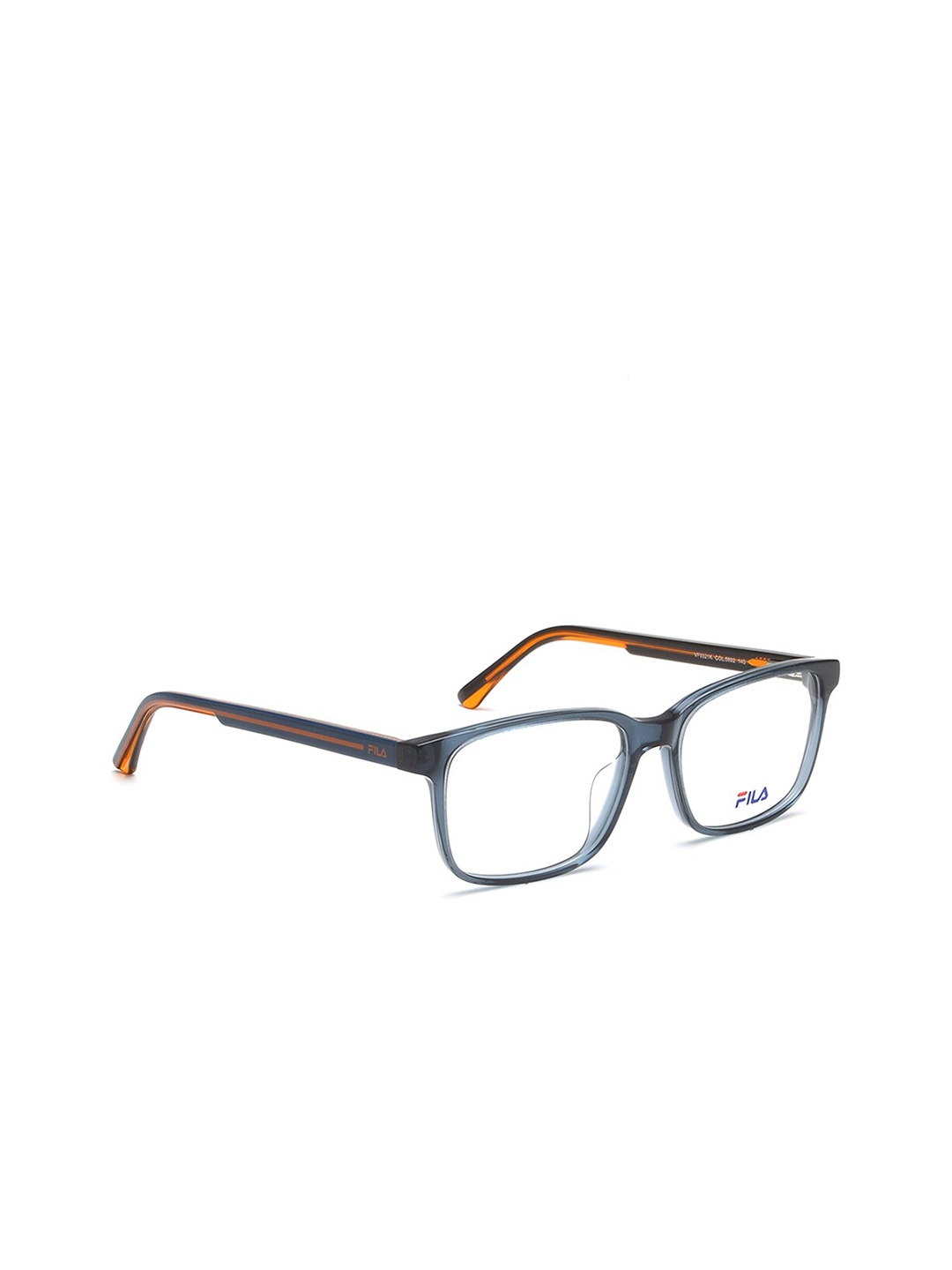 

FILA Men Transparent & Blue Full Rim Square Frames