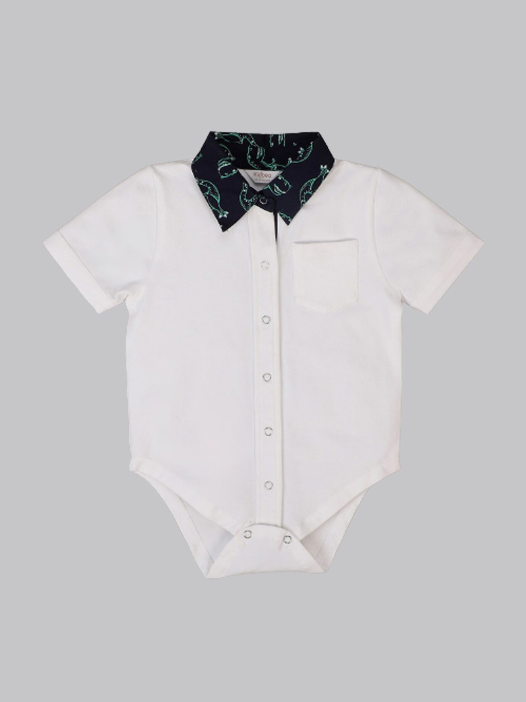 

Kidbea Infant Boys White Bodysuit