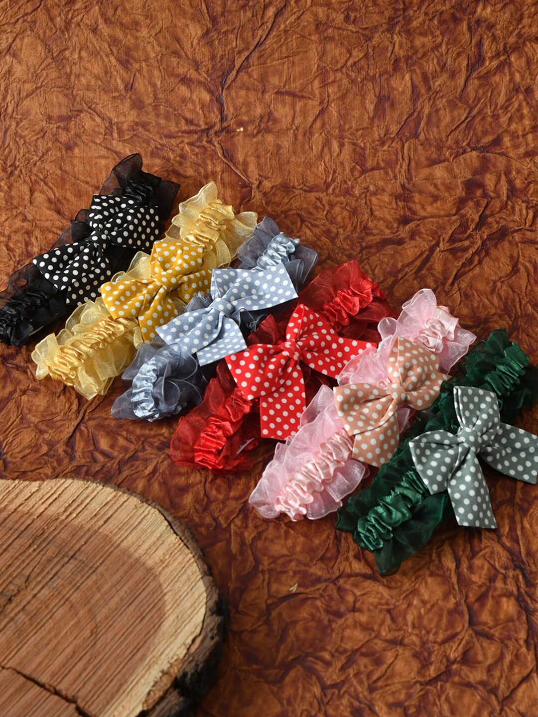 

FUNKRAFTS Girls Multicoloured Set of 6 Hairband, Multi