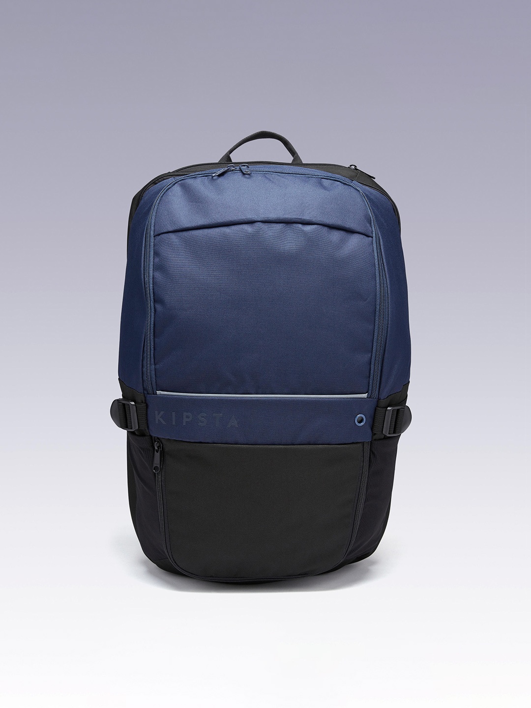 

Kipsta By Decathlon Unisex Blue & Black Colourblocked Backpack with Shoe Pocket