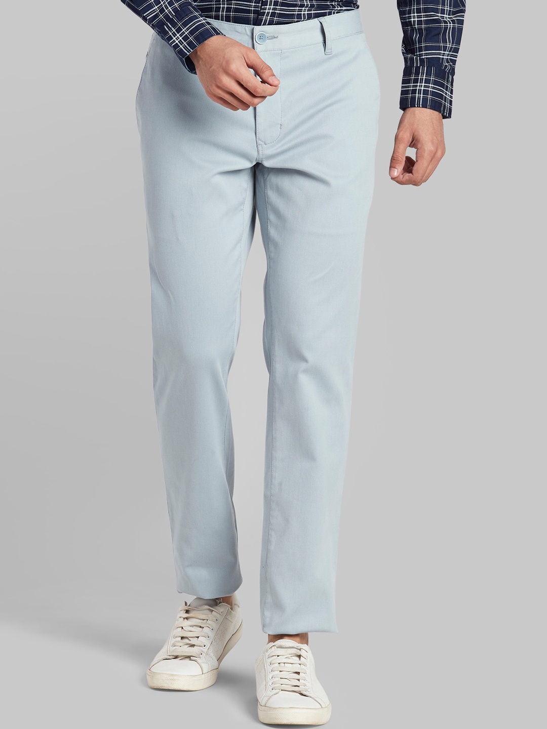 

Parx Men Blue Tapered Fit Trousers