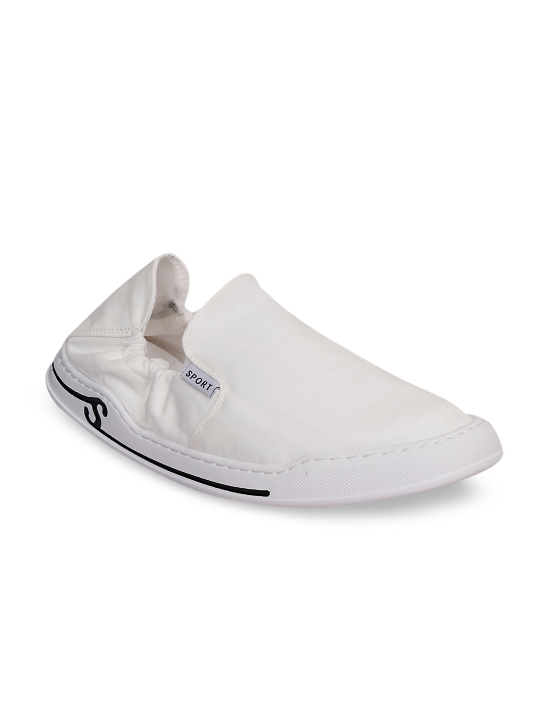 

CIPRAMO SPORTS Men White Slip-On Sneakers