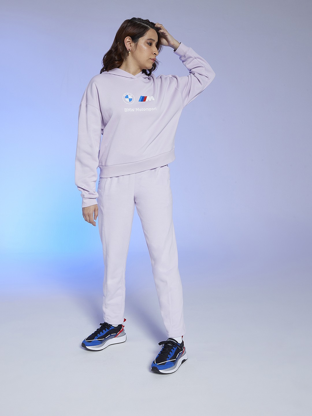

PUMA Motorsport Women Lavender Printed Sweatshirt