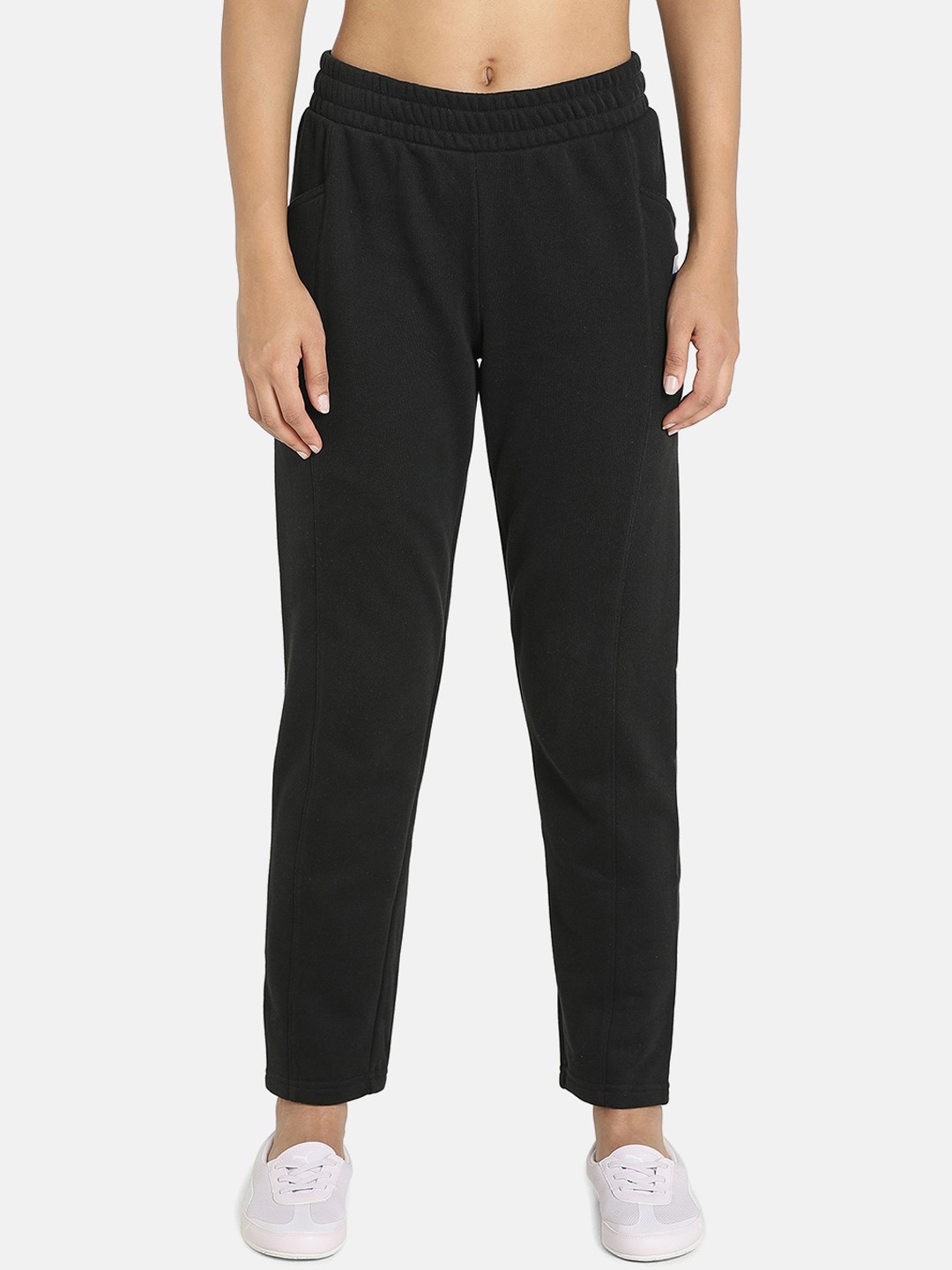 

PUMA Motorsport Women Black Solid Sports Sustainable Track Pants