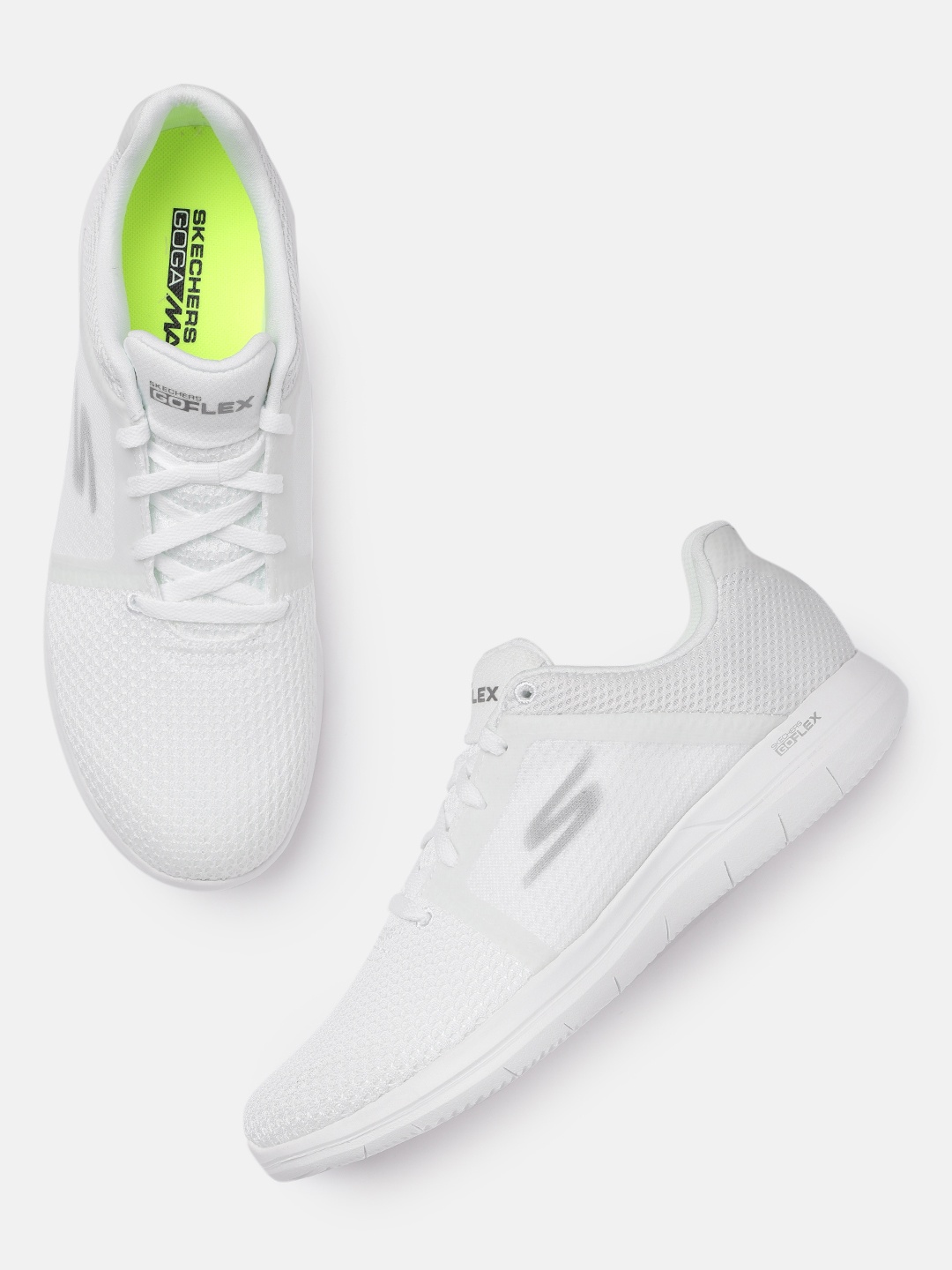 

Skechers Men White GO FLEX 2 Walking Shoes
