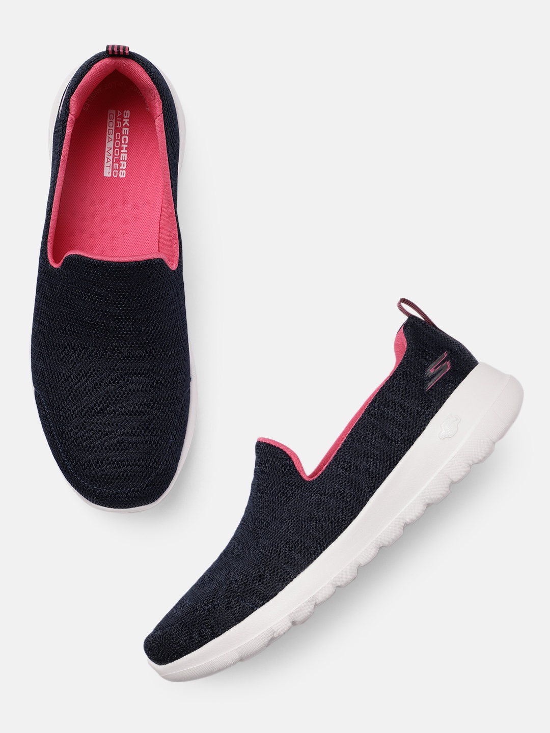 

Skechers Women Navy Blue & Pink GO WALK JOY-TRULY INSPIRED Walking Shoes
