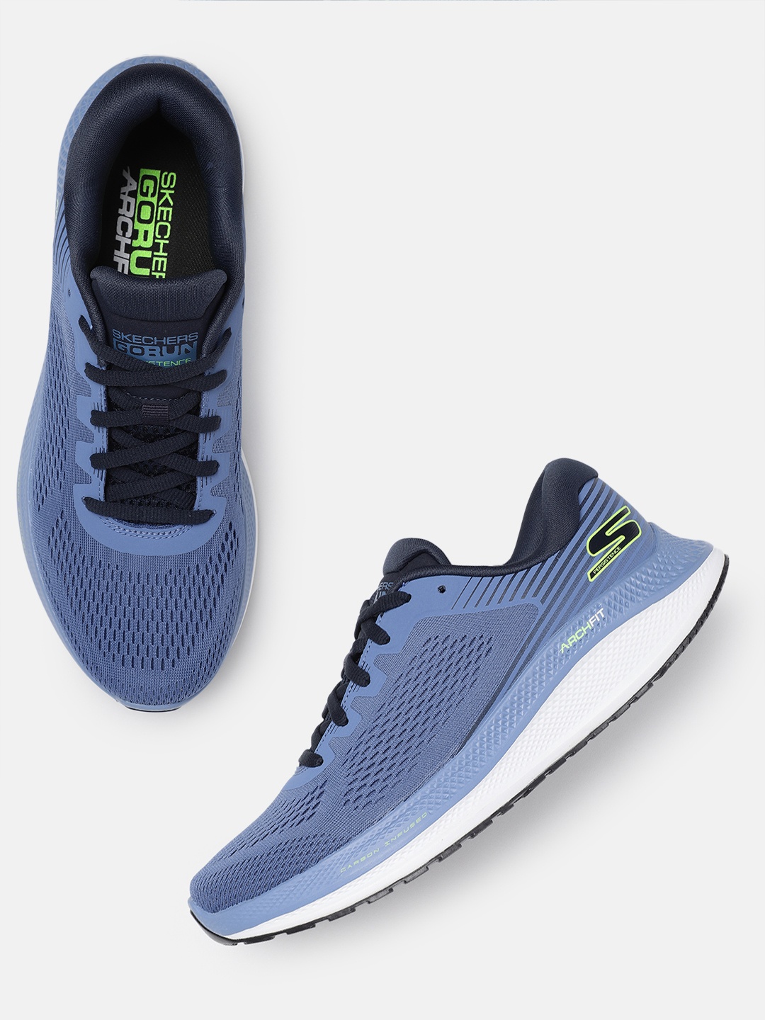 

Skechers Men GO RUN PERSISTENCE Mesh Running Shoes, Blue