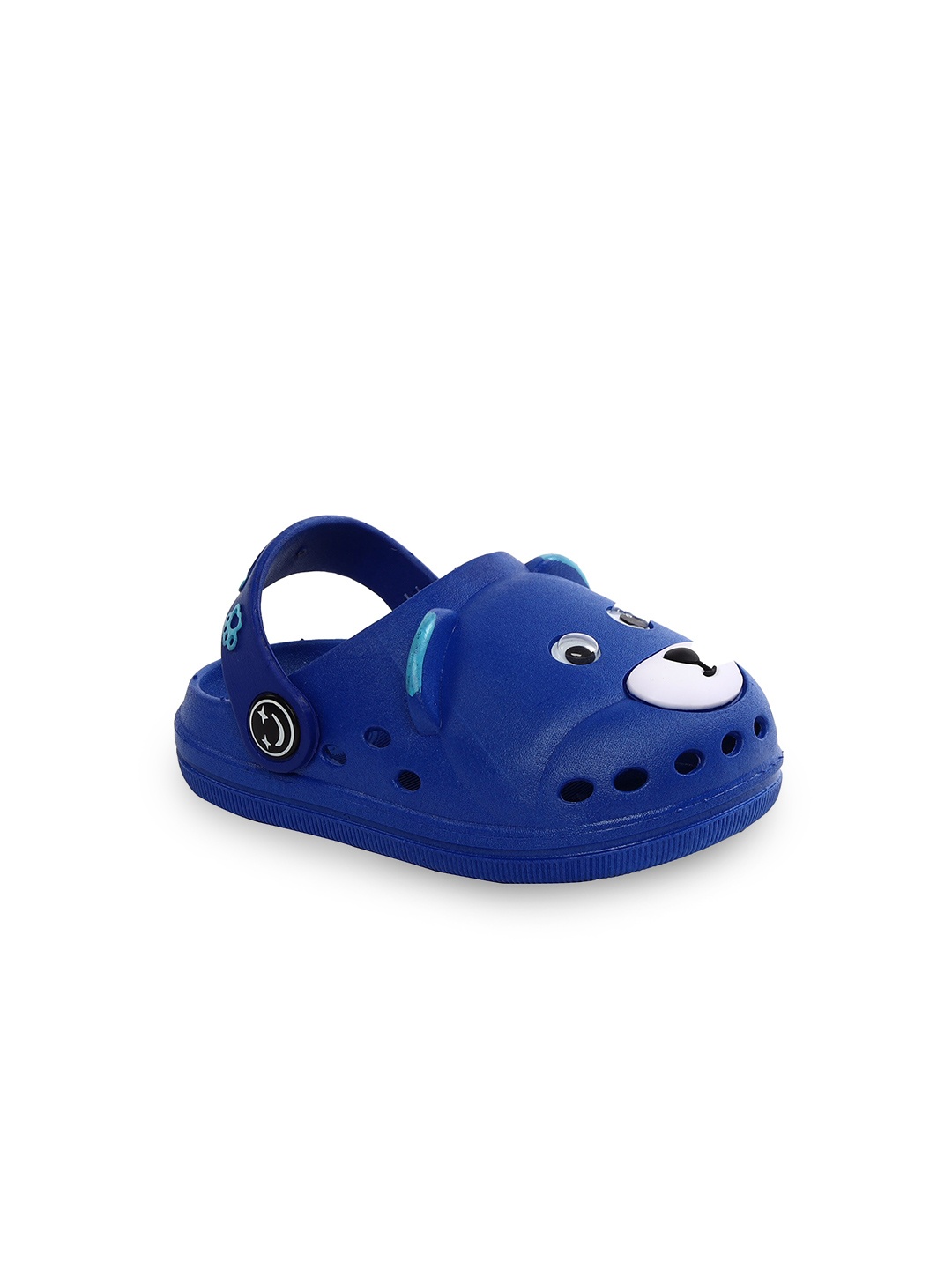 

Yellow Bee Boys Blue & White Solid Clogs Sandals