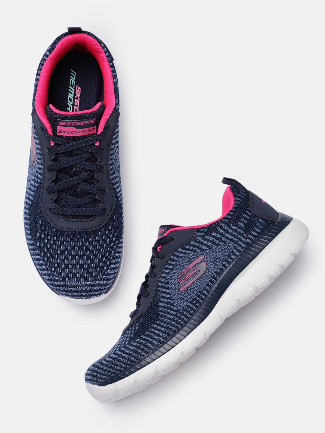 

Skechers Women Navy Blue Bountiful Purist Sneakers