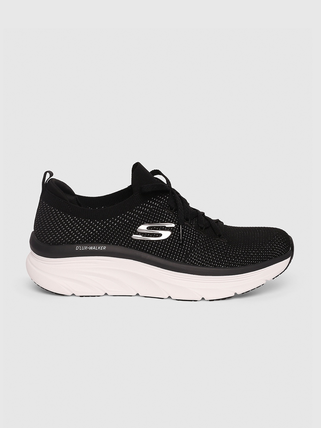 

Skechers Women Black D'Lux Walker - Refreshing Mood Sneakers