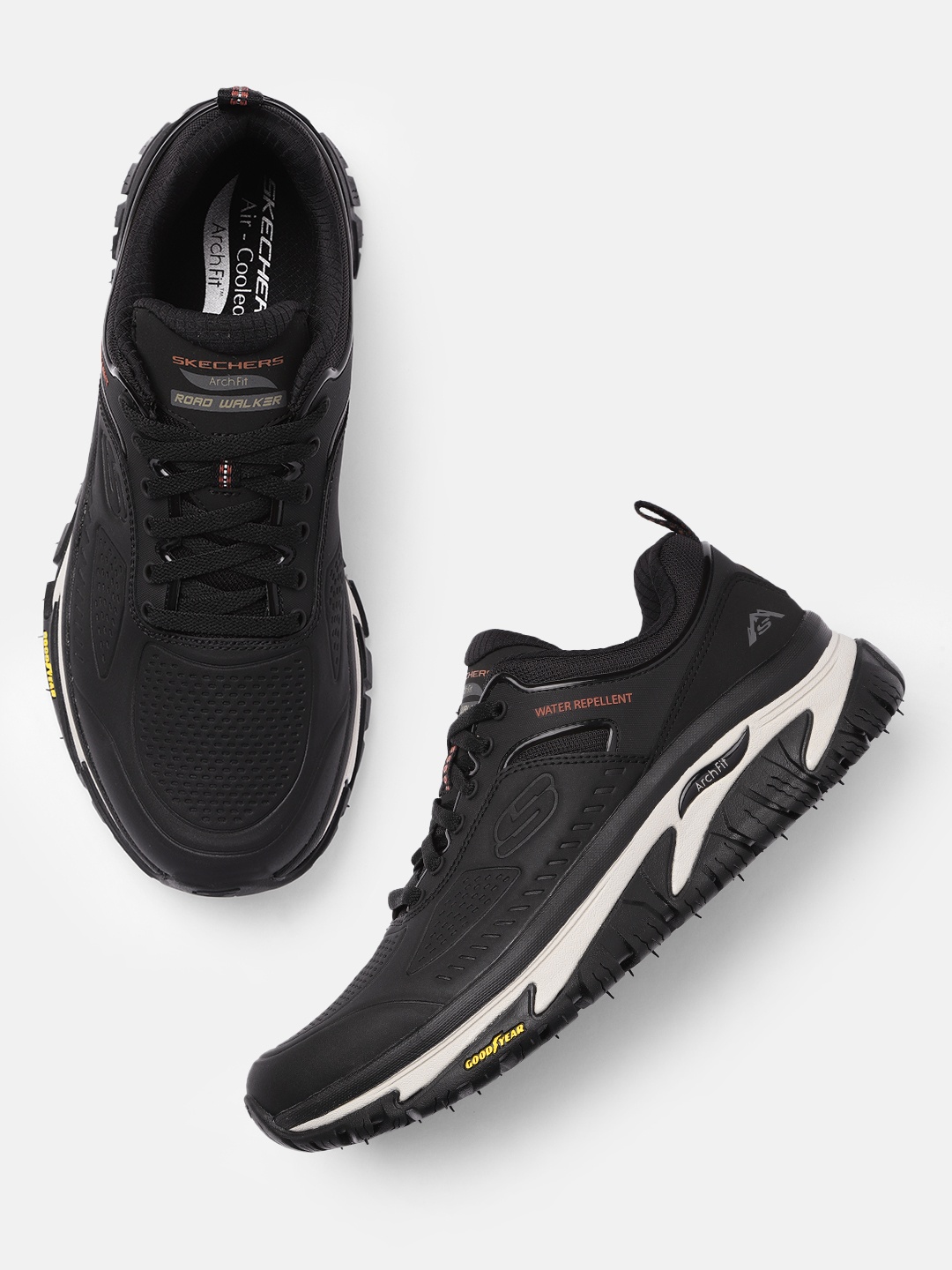 

Skechers Men Black ARCH FIT ROAD WALKER Sneakers