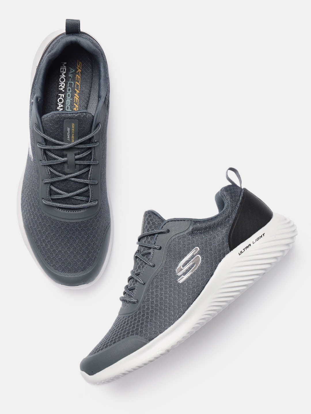 

Skechers Men Grey BOUNDER - VOLTIS Sneakers