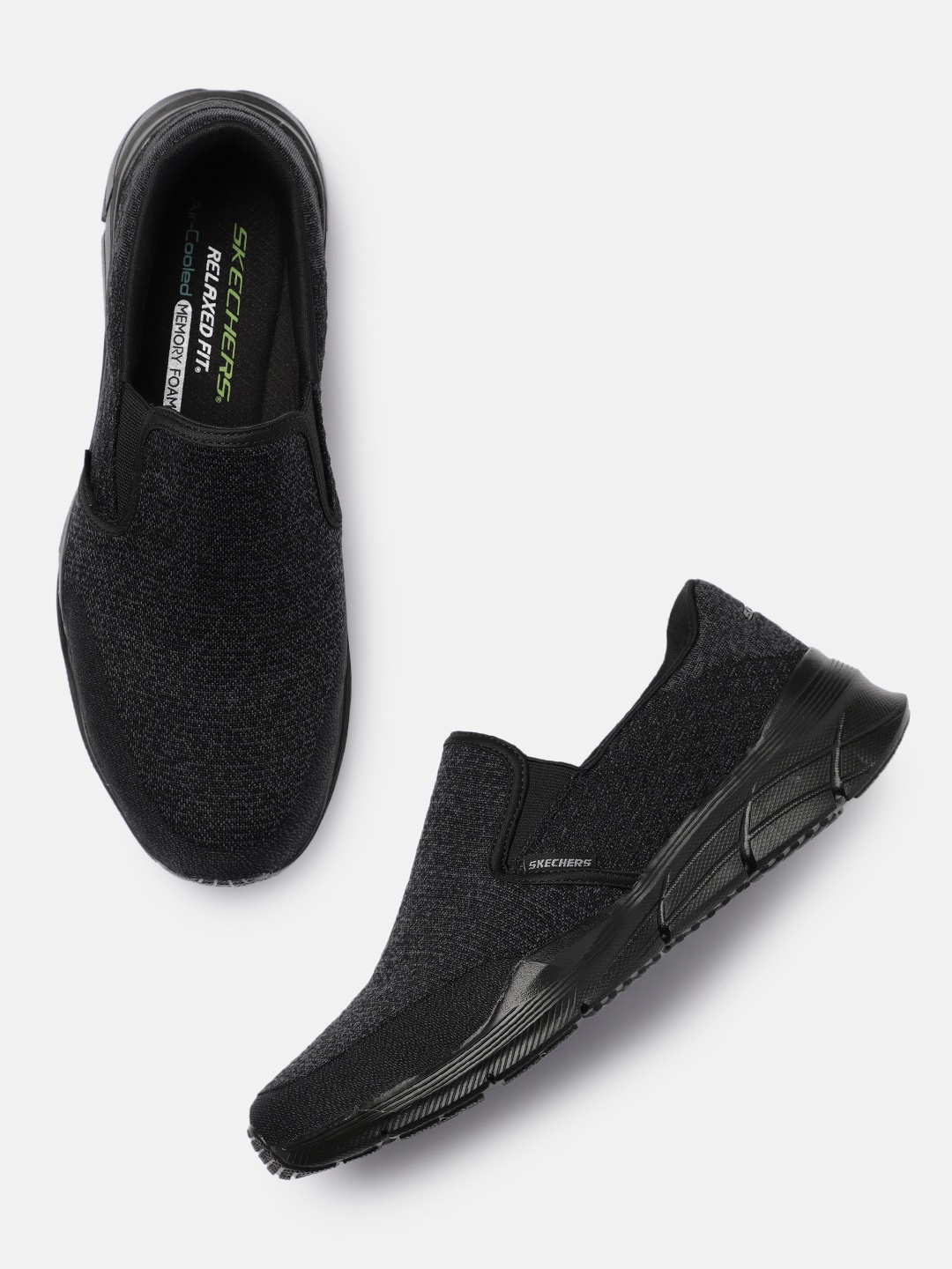 

Skechers Men Black EQUALIZER 4.0 - REVIVIFY Slip-On Sneakers
