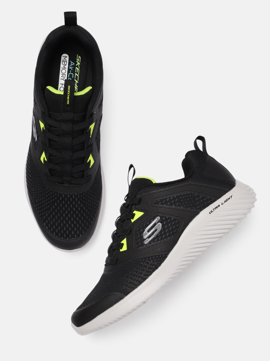 

Skechers Men Black BOUNDER-HIGH DEGREE Sneakers