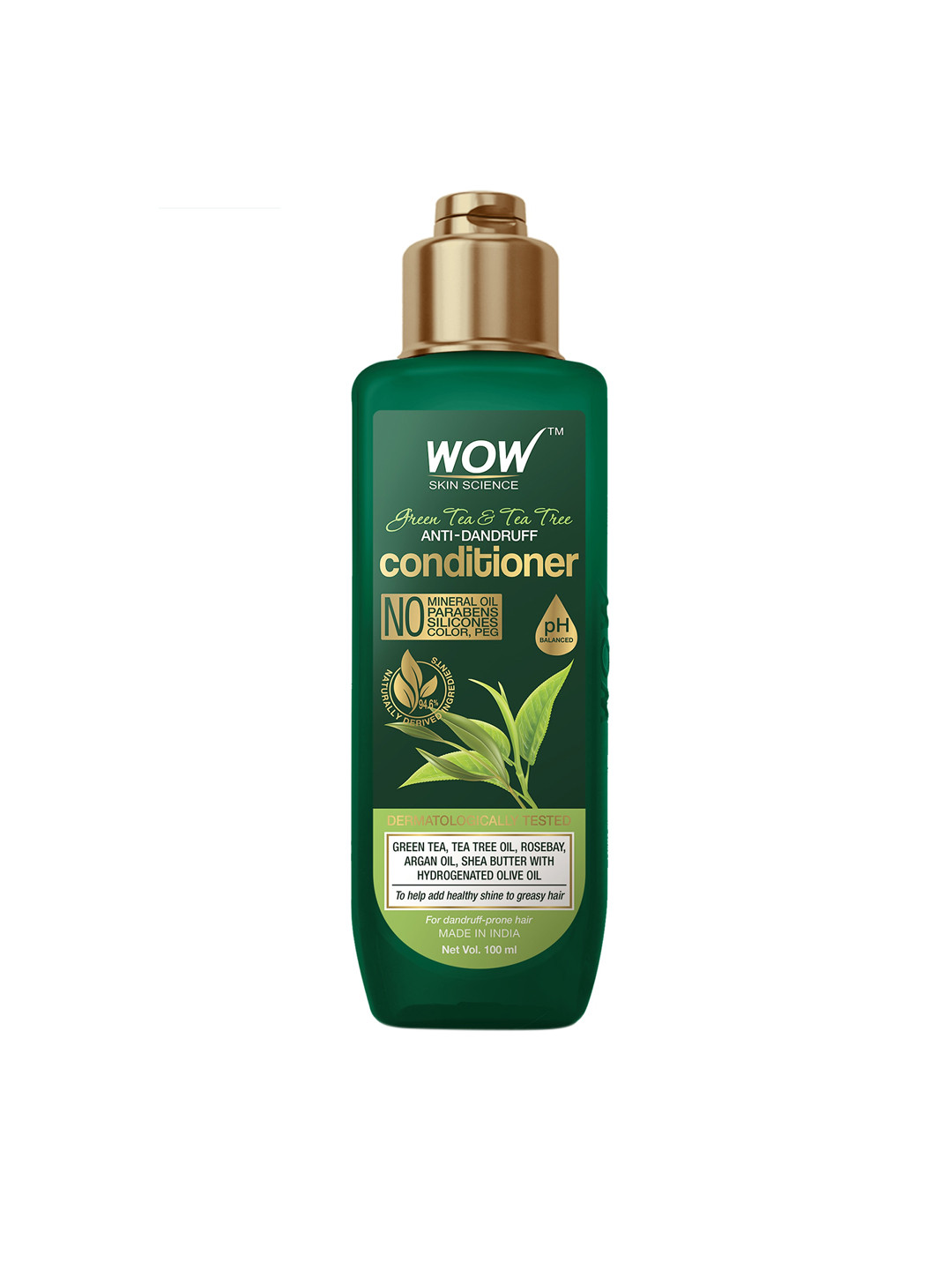 

WOW SKIN SCIENCE Green Tea & Tea Tree Anti-Dandruff Conditioner - 100 ml