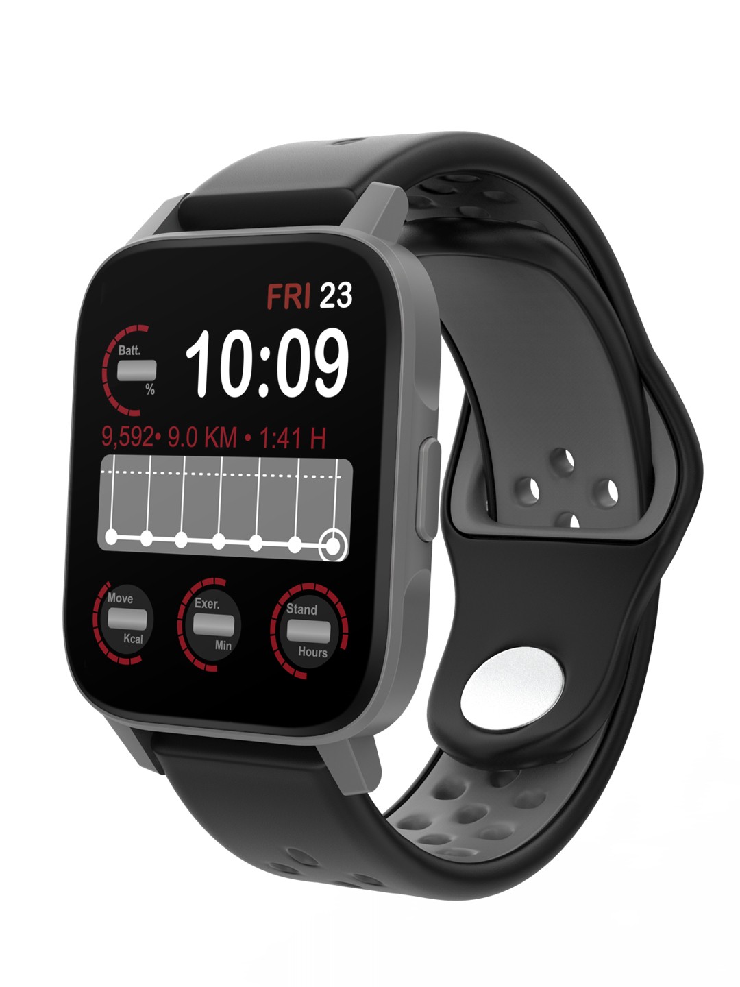 

TAGG Verve Lite Smartwatch - Black
