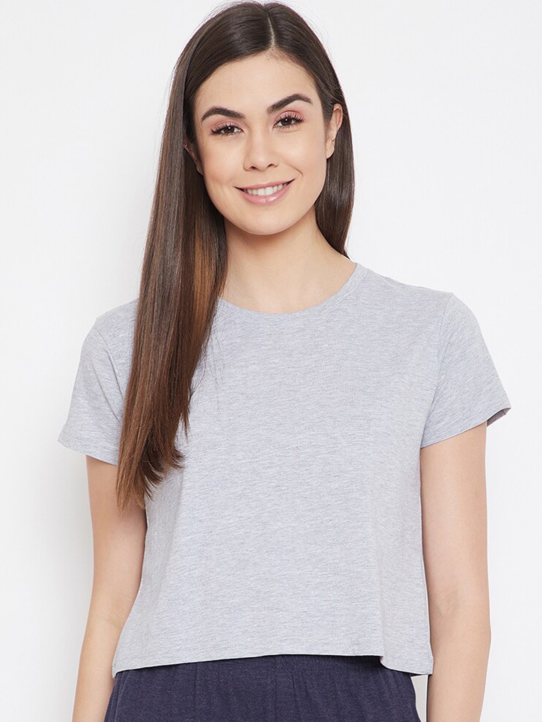 

Clovia Women Solid Assorted Lounge T-Shirt