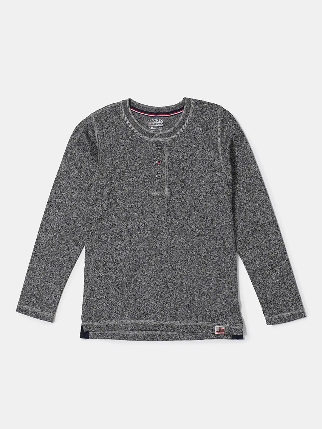 

Jockey Boys Super Combed Cotton Rich Graphic Printed T-shirt, Grey