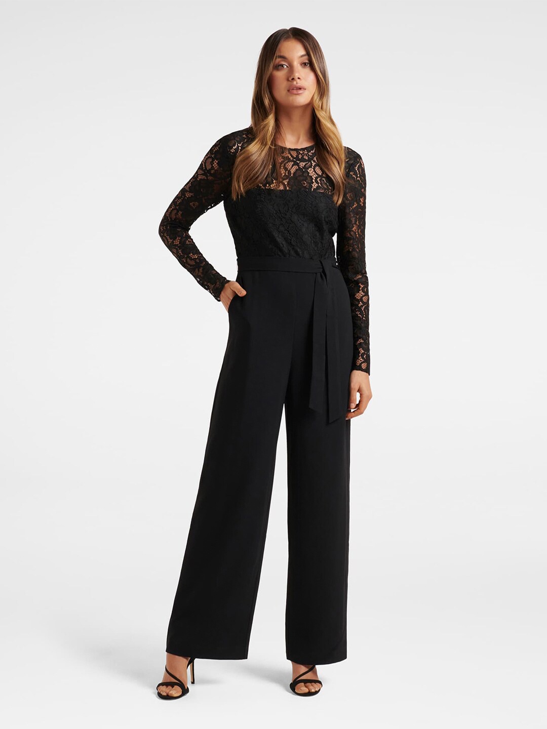 

Forever New Black Basic Jumpsuit