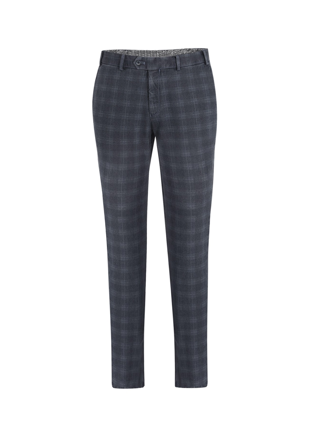 

Hiltl Men Blue Checked Custom Trousers