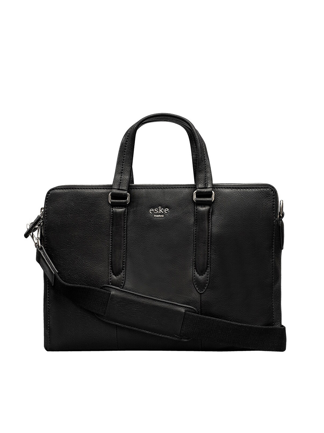 

Eske Men Black Leather Laptop Bag
