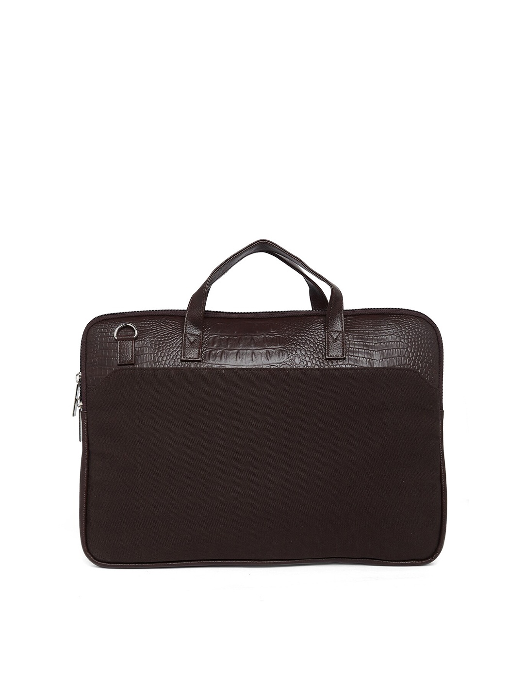 

i-SAC Unisex Brown Solid Laptop Bag