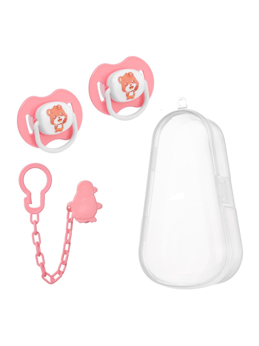 

GUCHIGU Infant Kids Pink & White Feeding Essentials