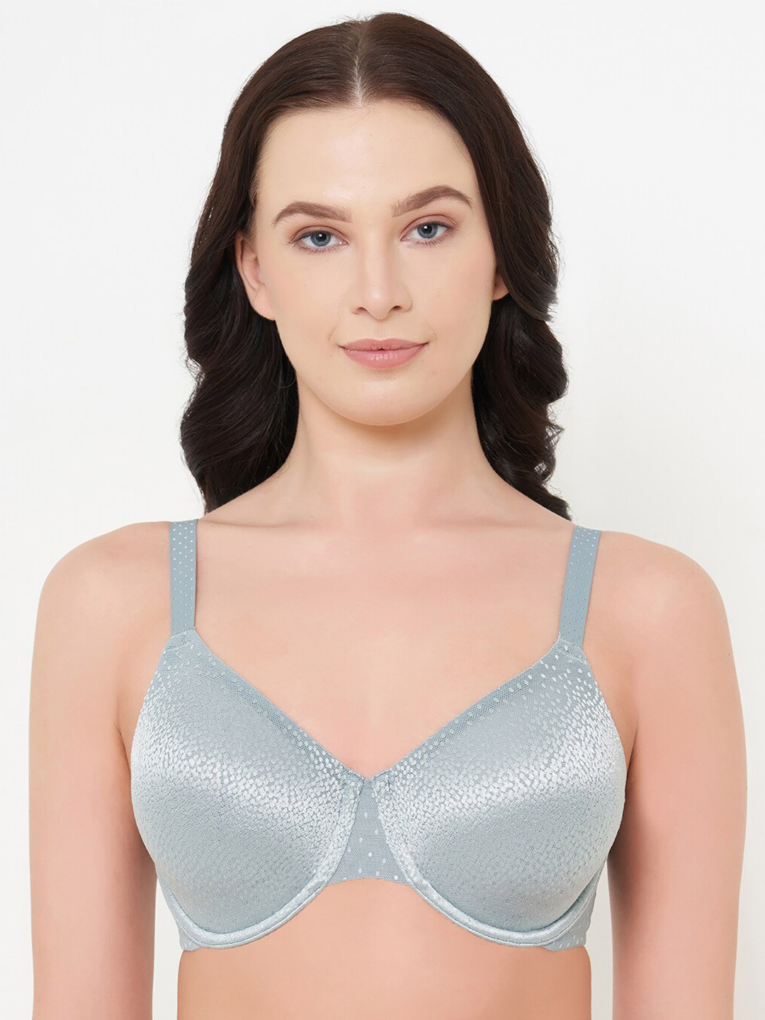

Wacoal Grey Solid Under-Wired Rapid Dry Everyday Bra