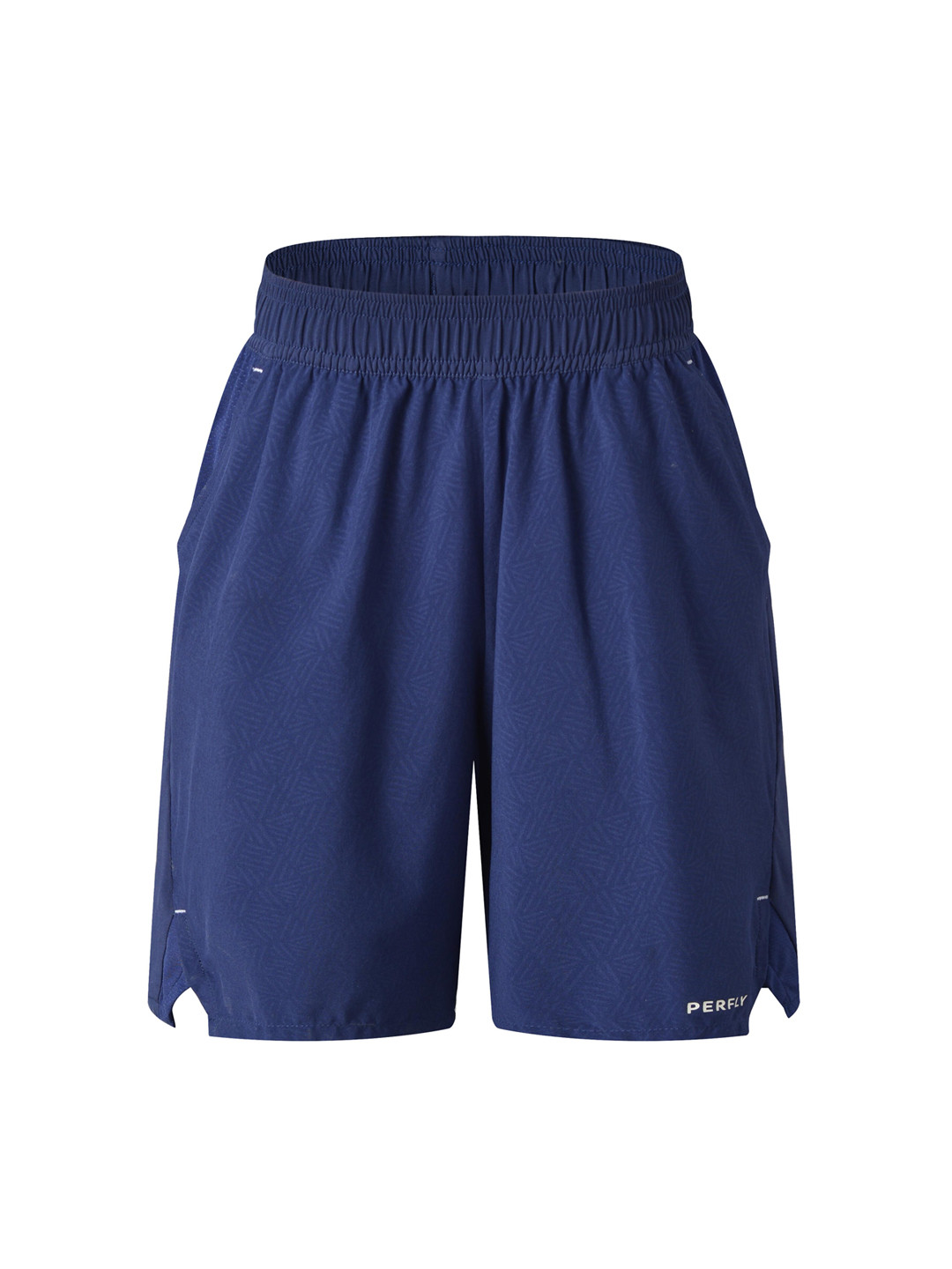 

PERFLY By Decathlon Kids Unisex Navy Blue Breathable Badminton Shorts