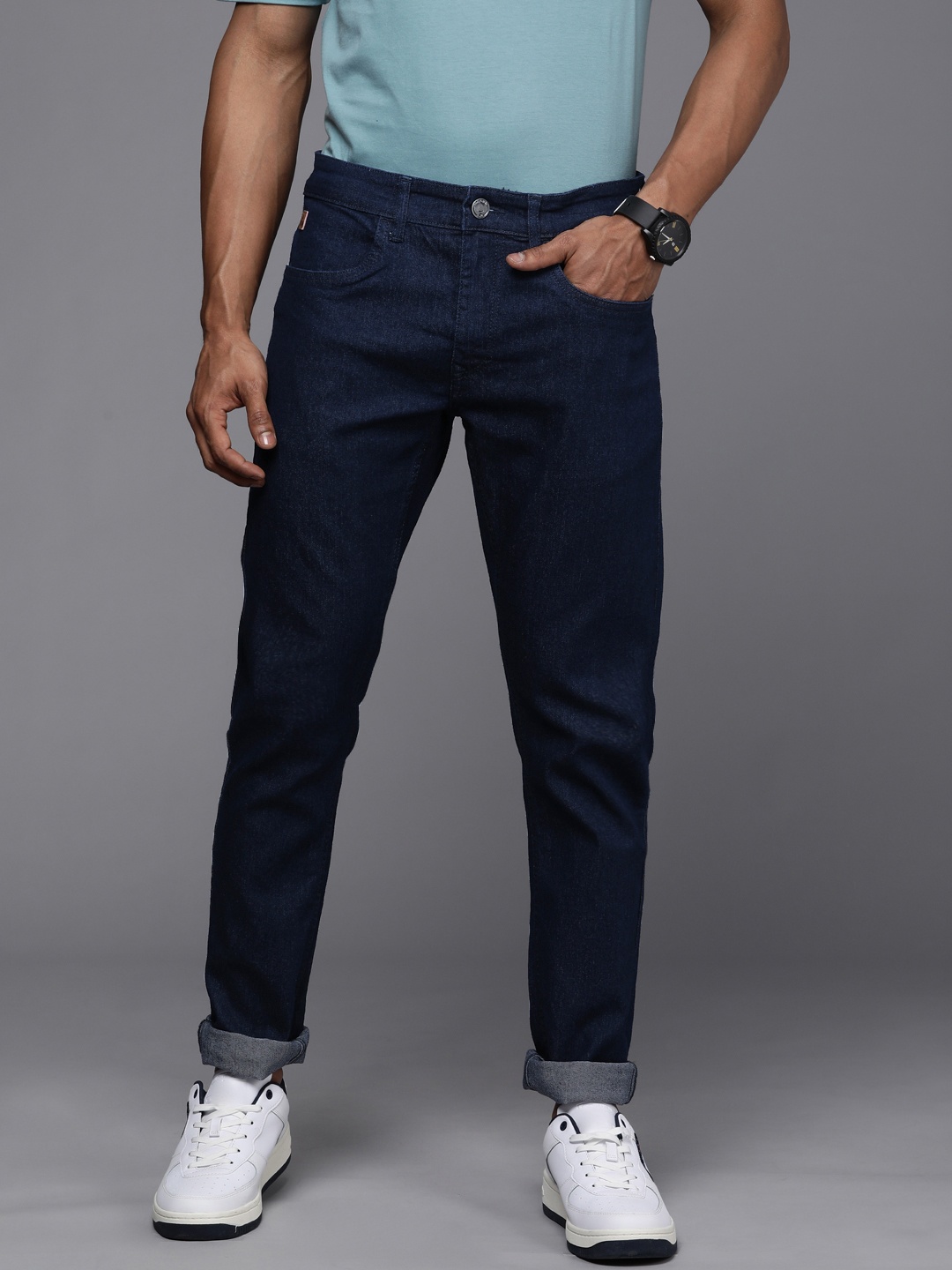 

WROGN Men Blue Slim Fit Stretchable Jeans