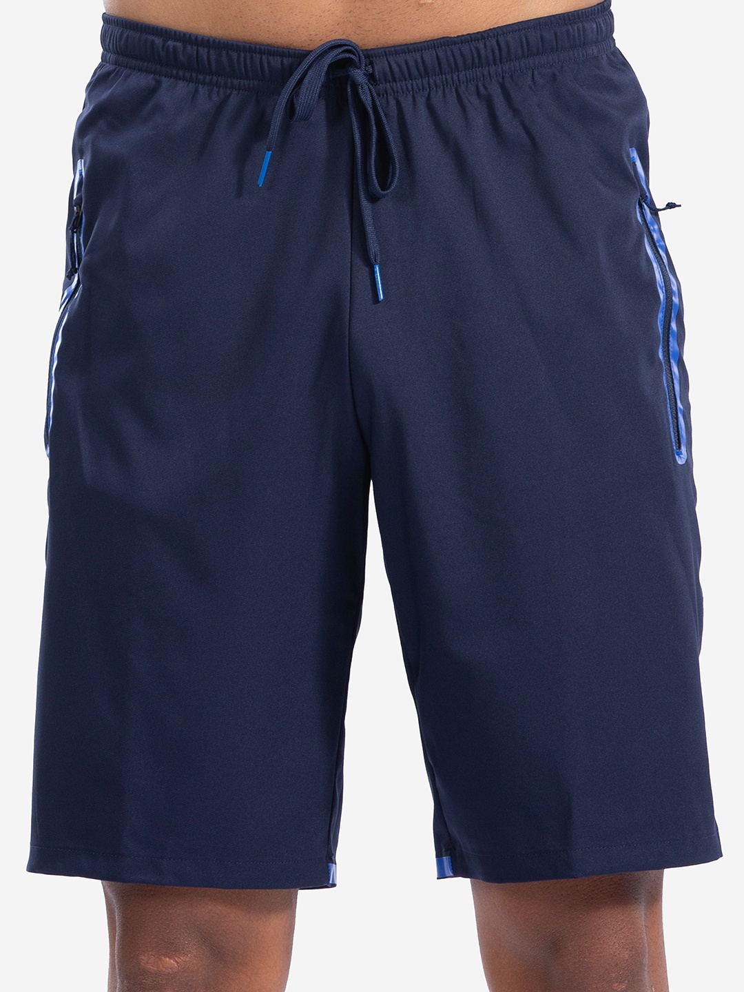 

Kipsta By Decathlon Men Navy Blue Viralto Quick Drying Football Shorts