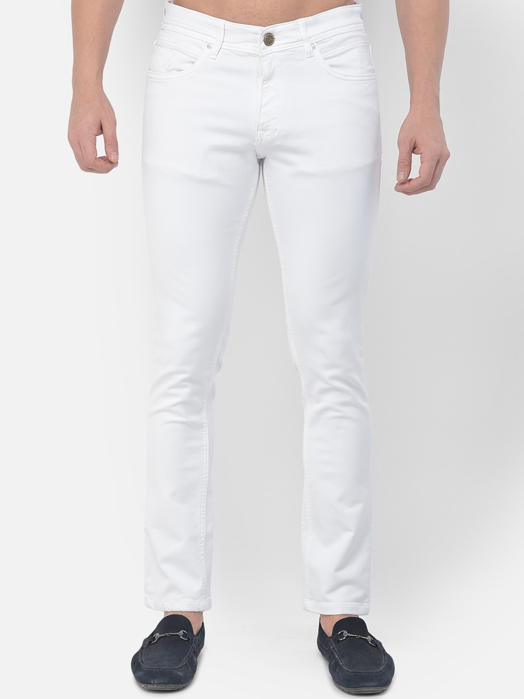 

Richlook Men White Slim Fit Stretchable Jeans