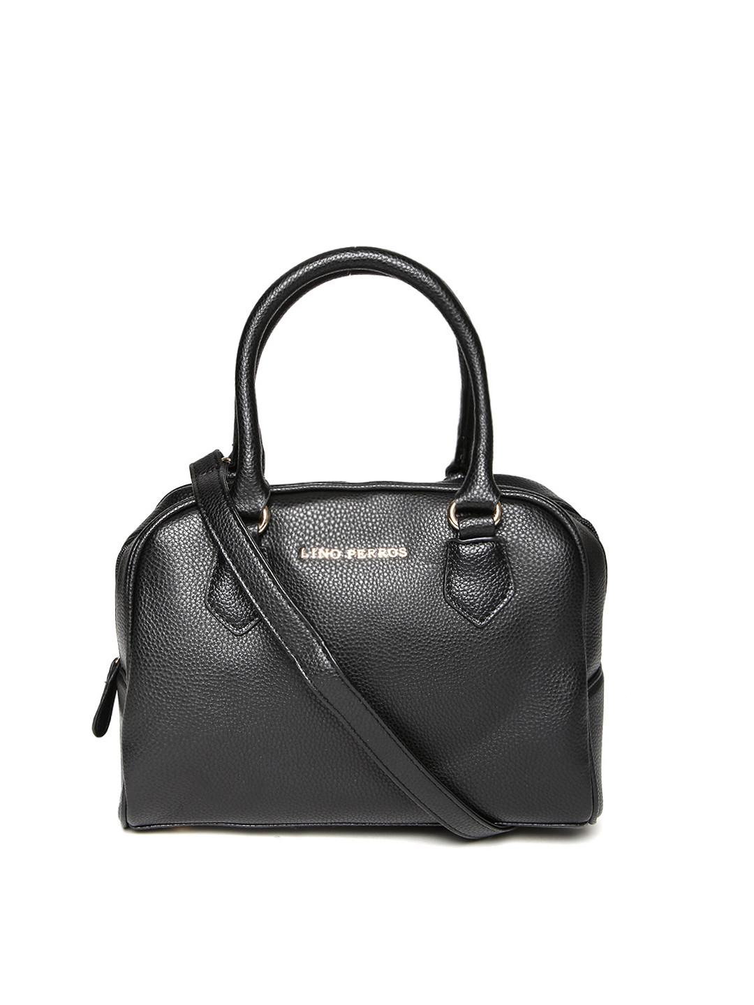 

Lino Perros Black Handbag with Sling Strap