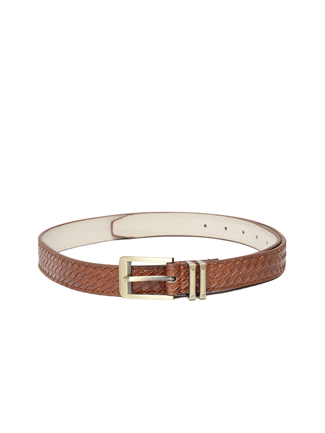 

Lino Perros Women Brown Basketweave Belt
