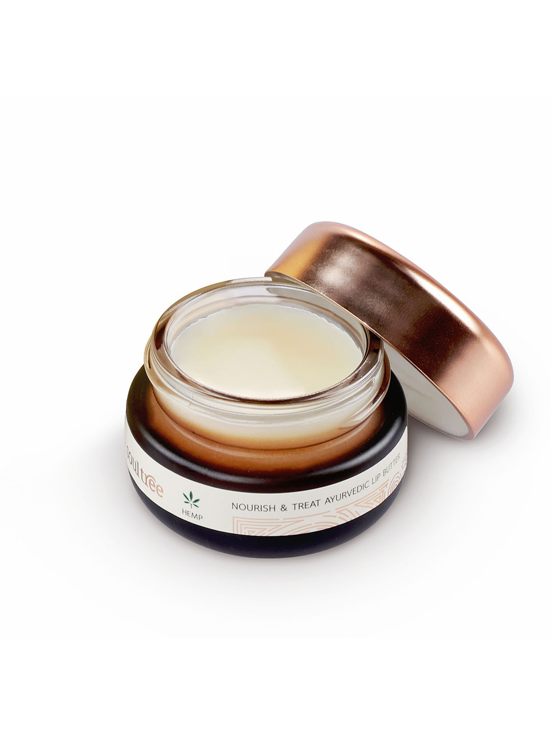 

Soultree Hemp Nourish & Treat Ayurvedic Lip Butter - 15 g, Brown