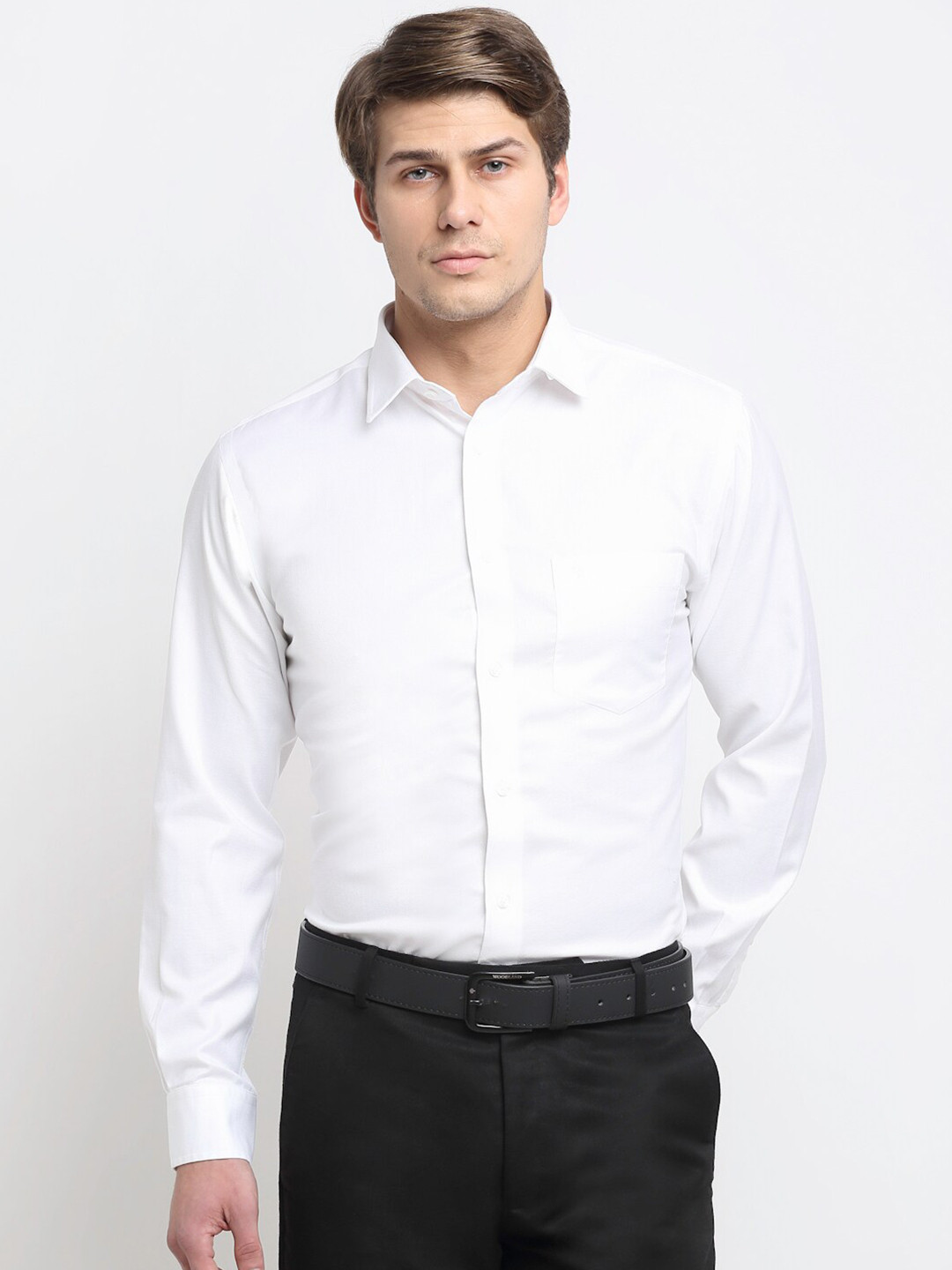 

Cantabil Men White Original Pure Cotton Formal Shirt
