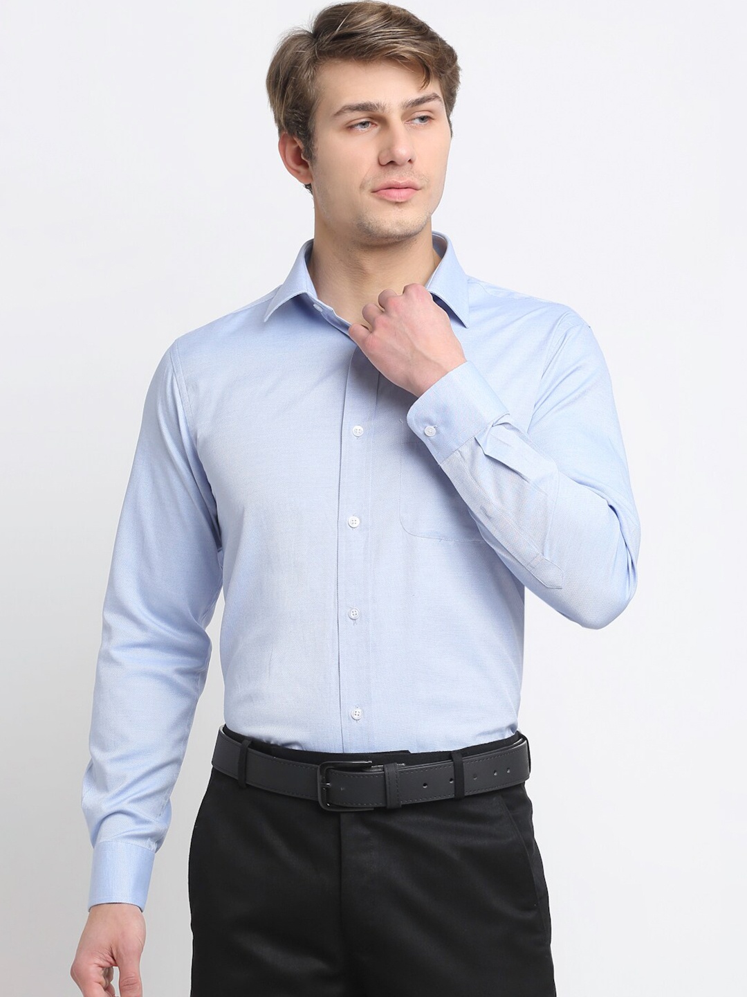 

Cantabil Men Rust Original Casual Shirt