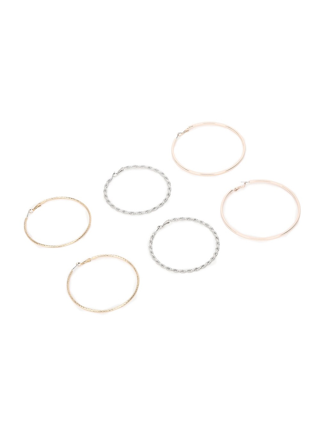 

FOREVER 21 Gold-Toned Circular Hoop Earrings
