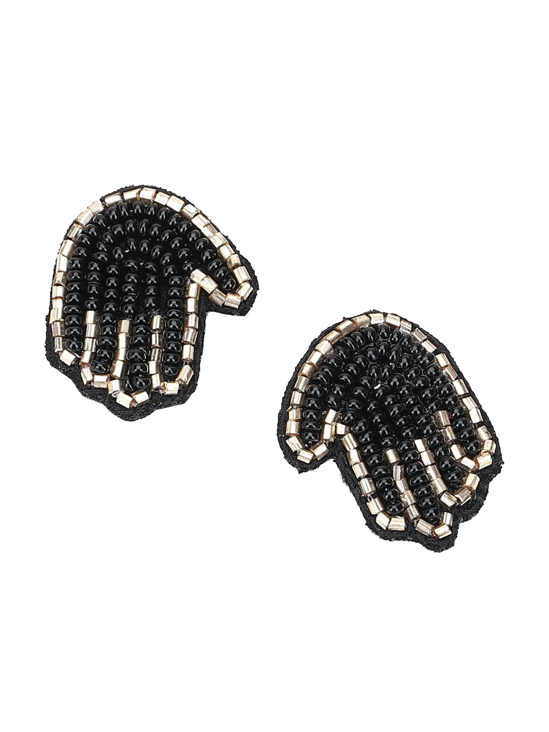 

FOREVER 21 Black Contemporary Studs Earrings