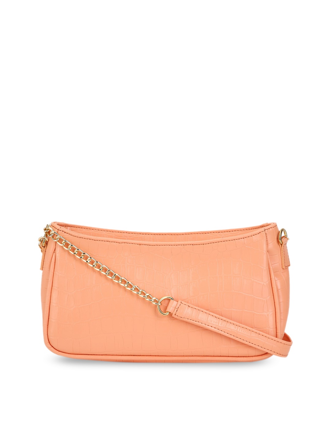 

FOREVER 21 Orange PU Structured Sling Bag